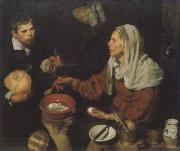 Diego Velazquez Old woman in the eggs roast France oil painting artist